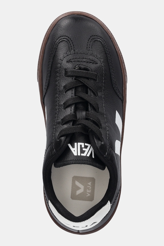 Veja scarpe da ginnastica per bambini in pelle Small Volley nero SY2021015C.28.35