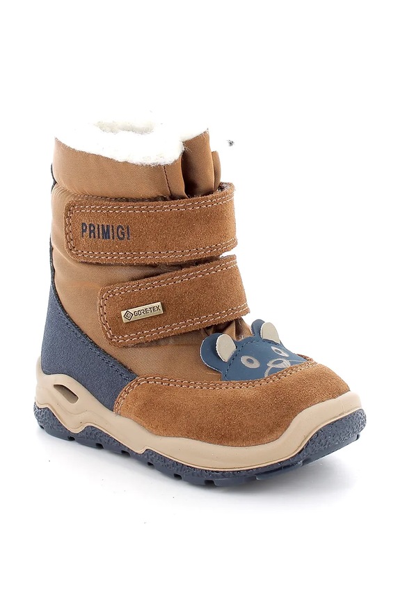 Zimné topánky Primigi semišová koža hnedá 8863911.25.29