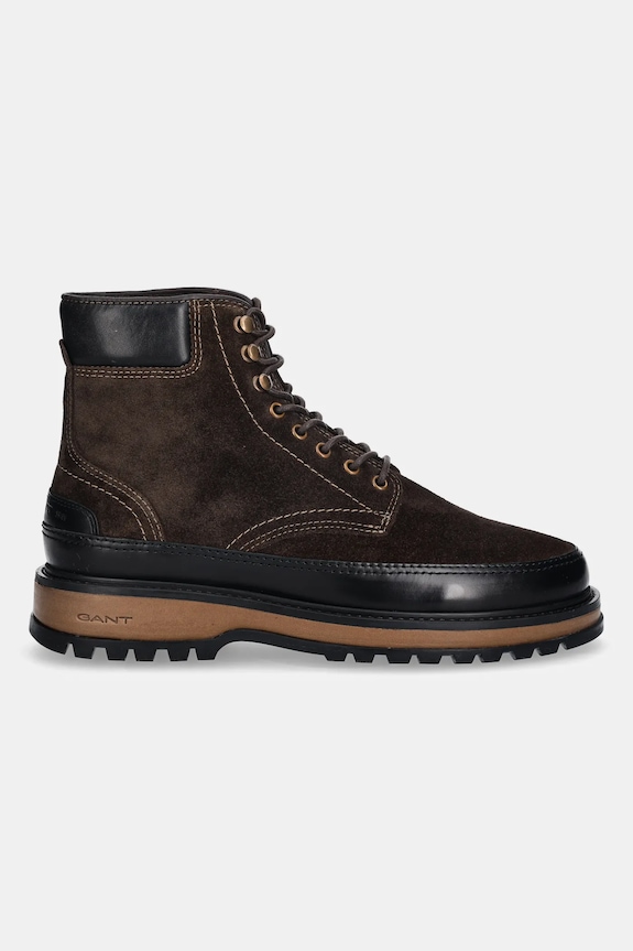 Gant bocanci de piele Clafton 31643132 maro NC25