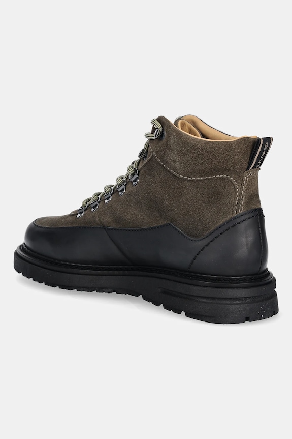Încălțăminte Gant bocanci de piele Hillprep 31643121 verde