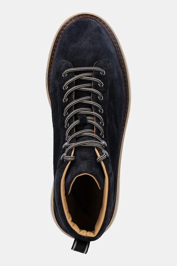 Σουέτ μποτάκια Gant Hillprep σκούρο μπλε 31643122