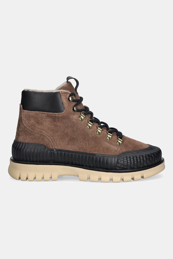Gant bocanci din piele întoarsă Nebrada 31643073 maro NC25