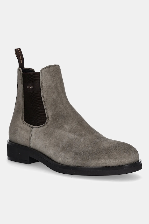 Gant botine din piele întoarsă Prepdale casual gri 31653106