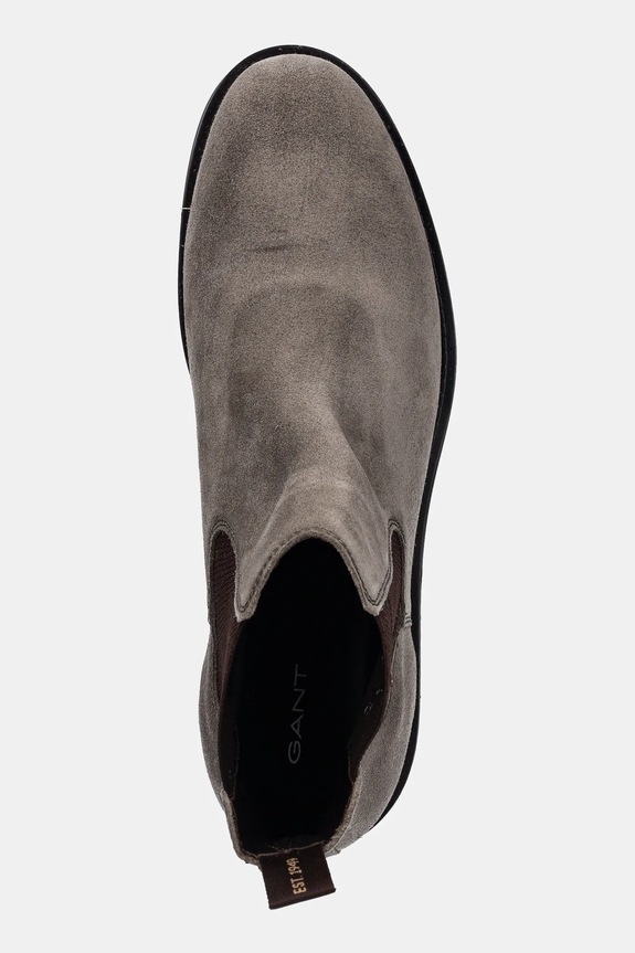 Gant botine din piele întoarsă Prepdale gri 31653106