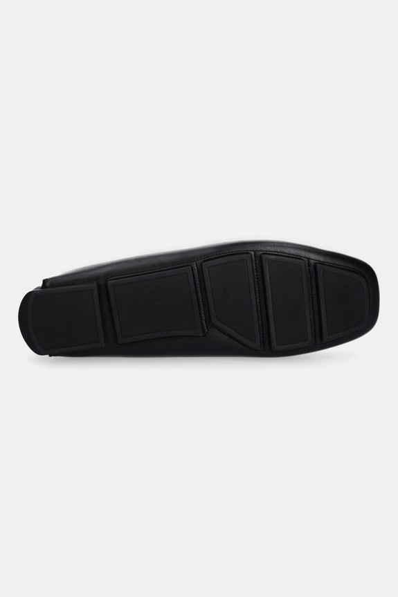 Calvin Klein mocasini de piele DRIVER LTH HM0HM01864 negru