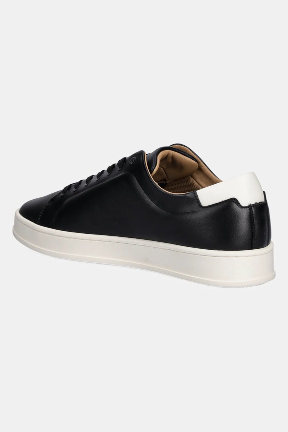 Obuwie Calvin Klein sneakersy skórzane PURE LOW LACEUP CUPSOLE HF LTH HM0HM01859 czarny