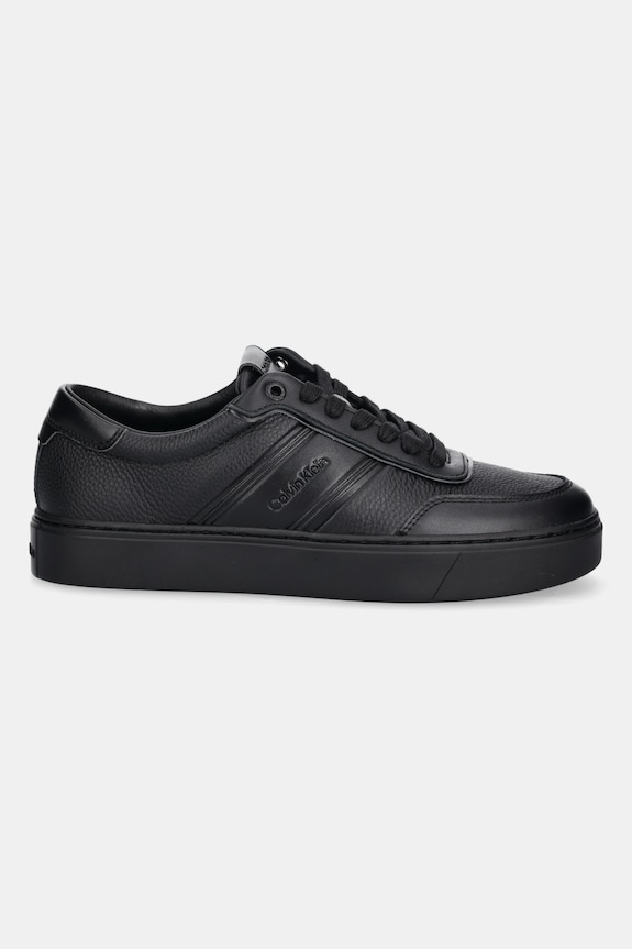 Tenisky Calvin Klein CLEAN CUP LOW LACE TAPE HM0HM01898 černá AW25