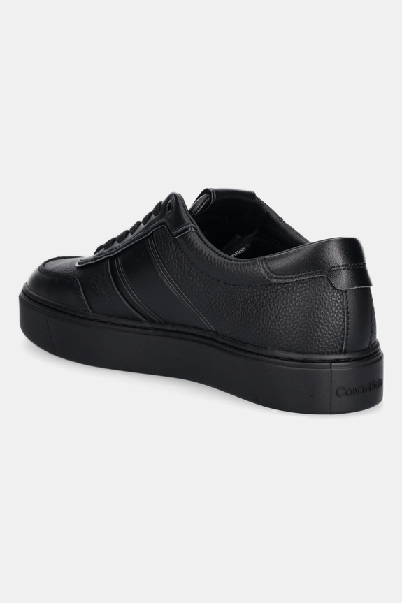 Boty Tenisky Calvin Klein CLEAN CUP LOW LACE TAPE HM0HM01898 černá