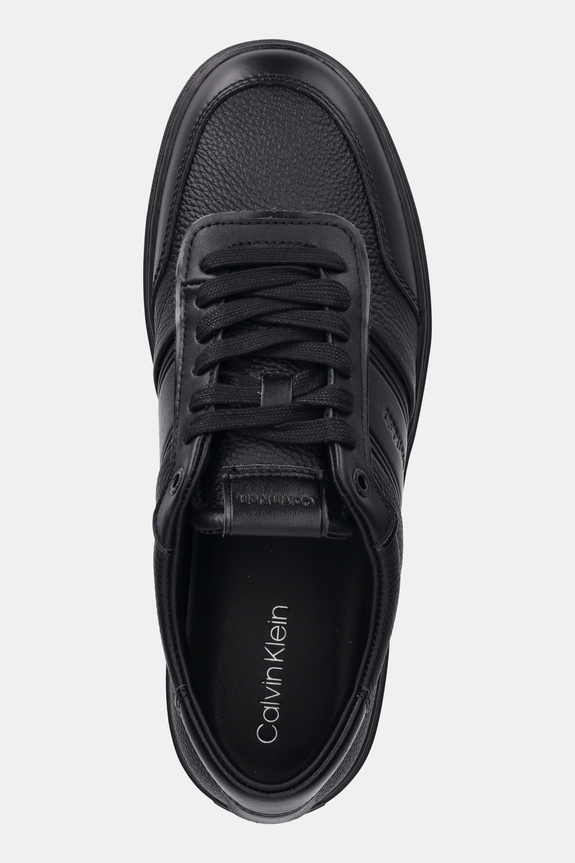 Tenisky Calvin Klein CLEAN CUP LOW LACE TAPE černá HM0HM01898