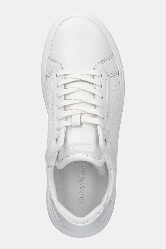 Tenisice Calvin Klein CHUNKY LOW TOP LACE UP MONO bijela HM0HM01970