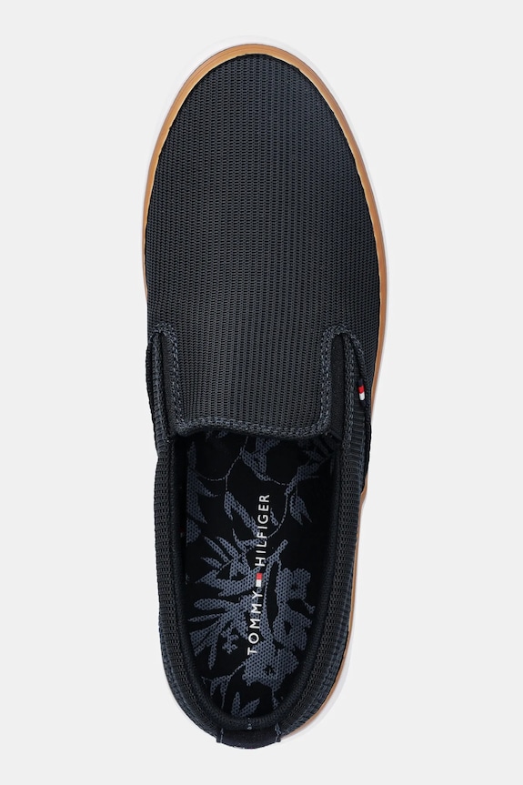 Tommy Hilfiger scarpe da ginnastica TH HI VULC CORE LOW II SLIPON blu navy FM0FM05514