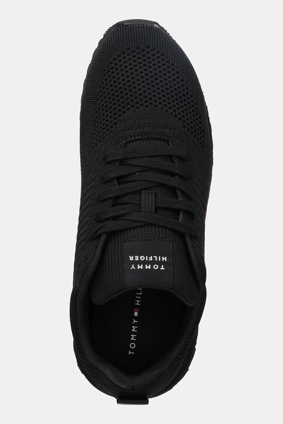 Tenisky Tommy Hilfiger NEW RUNNER EVA CORPO KNIT čierna FM0FM05648