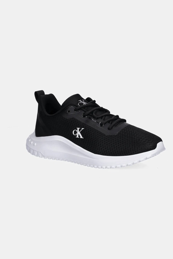 Calvin Klein Jeans sneakersy EVA RUNNER MIX MESH imitacja skóry licowej biały YM0YM01285