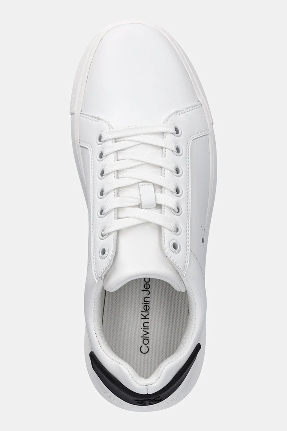 Sneakers Calvin Klein Jeans CHUNKY CUPSOLE RU PATCH LTH λευκό YM0YM01296