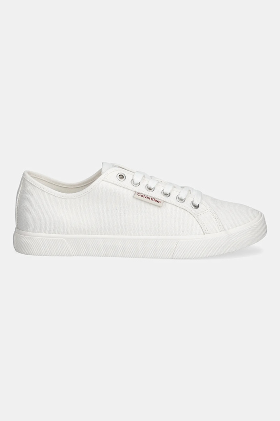 Teniske Calvin Klein Jeans ESS VULC LOW MG CV YM0YM01301 bela AW25