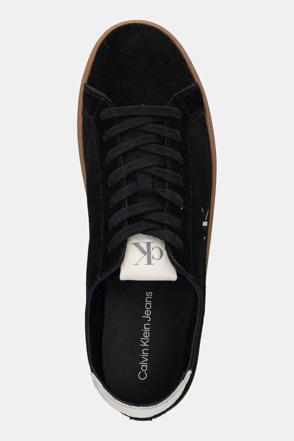 Calvin Klein Jeans sneakers in camoscio LOW PROFILE CUPSOLE SU nero YM0YM01321