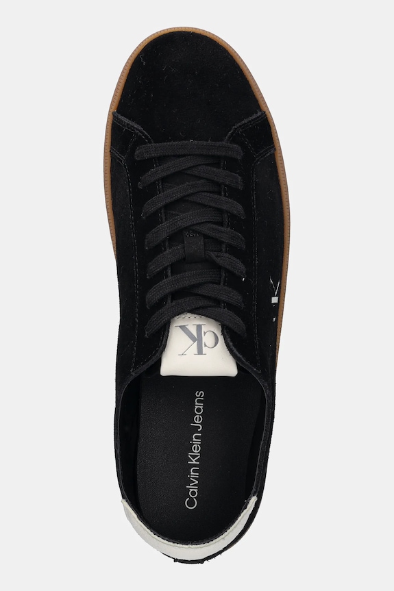 Calvin Klein Jeans sneakers in camoscio LOW PROFILE CUPSOLE SU nero YM0YM01321