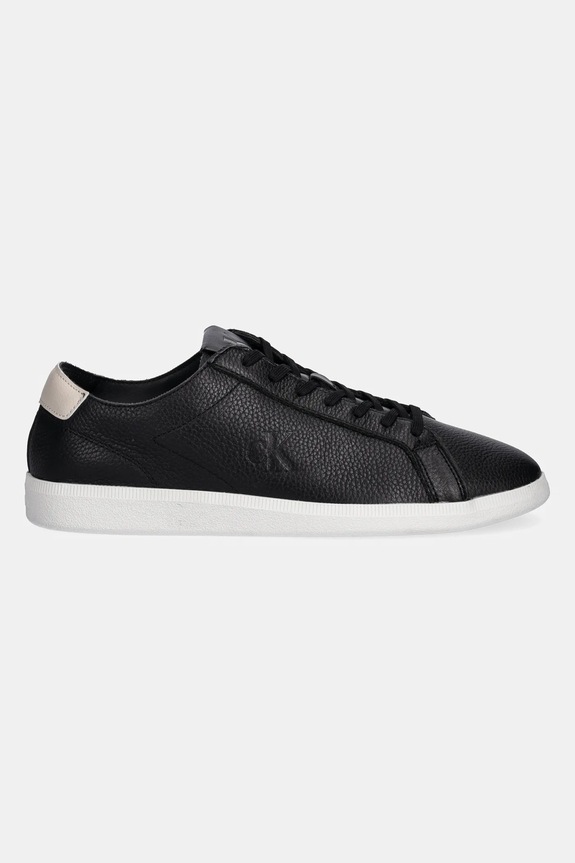 Δερμάτινα sneakers Calvin Klein Jeans LOW PROFILE CUPSOLE TMB LTH YM0YM01331 μαύρο AW25
