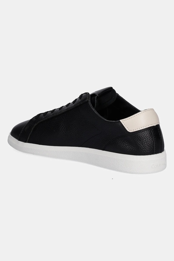 Παπούτσια Δερμάτινα sneakers Calvin Klein Jeans LOW PROFILE CUPSOLE TMB LTH YM0YM01331 μαύρο