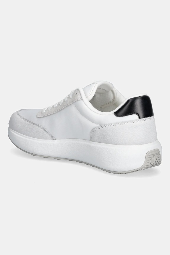 Παπούτσια Sneakers Calvin Klein Jeans ATHLEISURE RUNNER LACEUP NY-SU YM0YM01370 λευκό