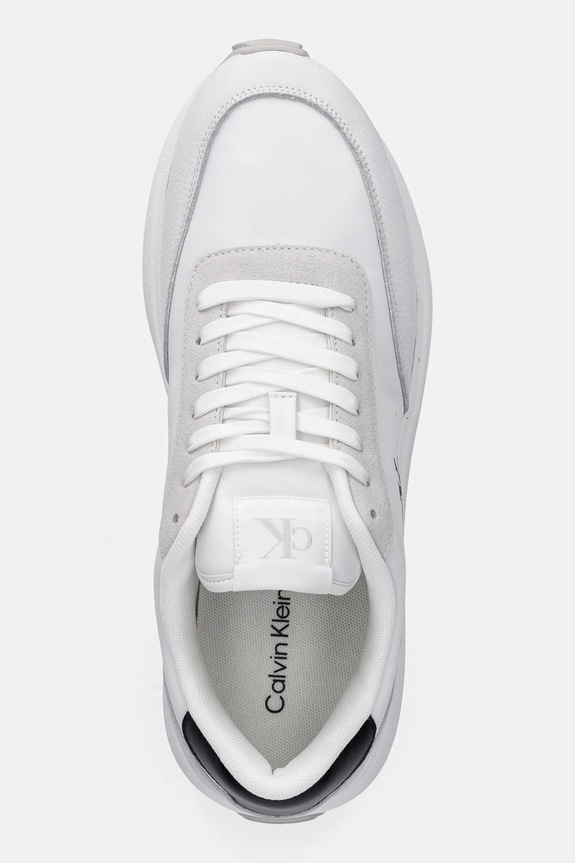 Sneakers Calvin Klein Jeans ATHLEISURE RUNNER LACEUP NY-SU λευκό YM0YM01370