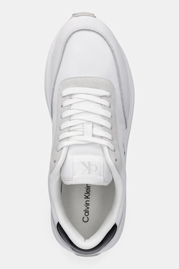 Sneakers Calvin Klein Jeans ATHLEISURE RUNNER LACEUP NY-SU λευκό YM0YM01370