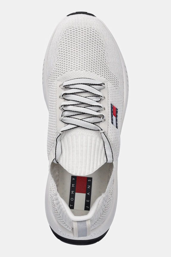 Tommy Jeans sportcipő TJM RUNNER KNITTED fehér EM0EM01580