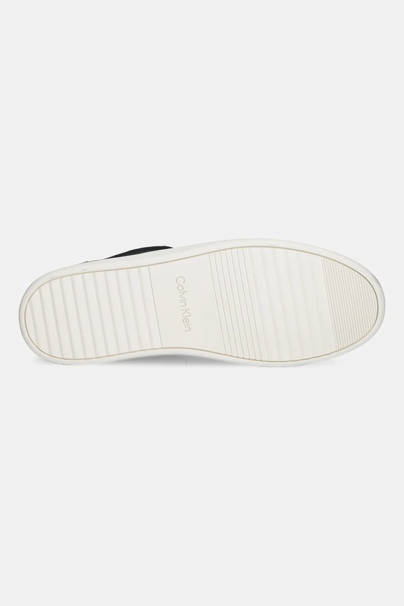 Calvin Klein sneakersy zamszowe LOW CUPSOLE LACEUP SU HM0HM01946 czarny