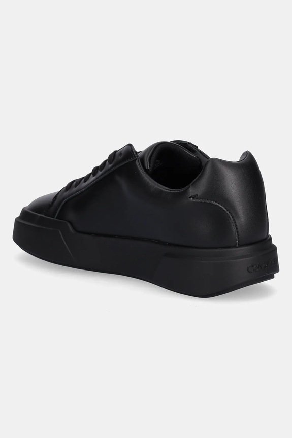 Obuwie Calvin Klein sneakersy skórzane CHUNKY CUPSOLE LACEUP LTH YM0YM01344 czarny