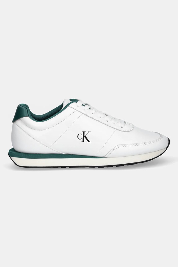Calvin Klein sneakers RETRO RUNNER ESS LTH YM0YM01355 bianco AW25