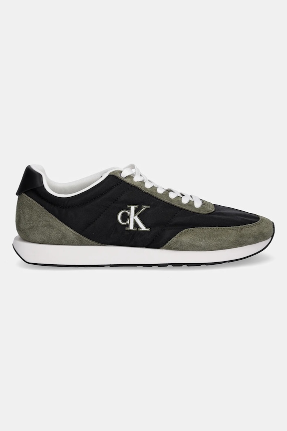 Sneakers Calvin Klein RETRO RUNNER ESS MIX MAT YM0YM01361 πράσινο AW25