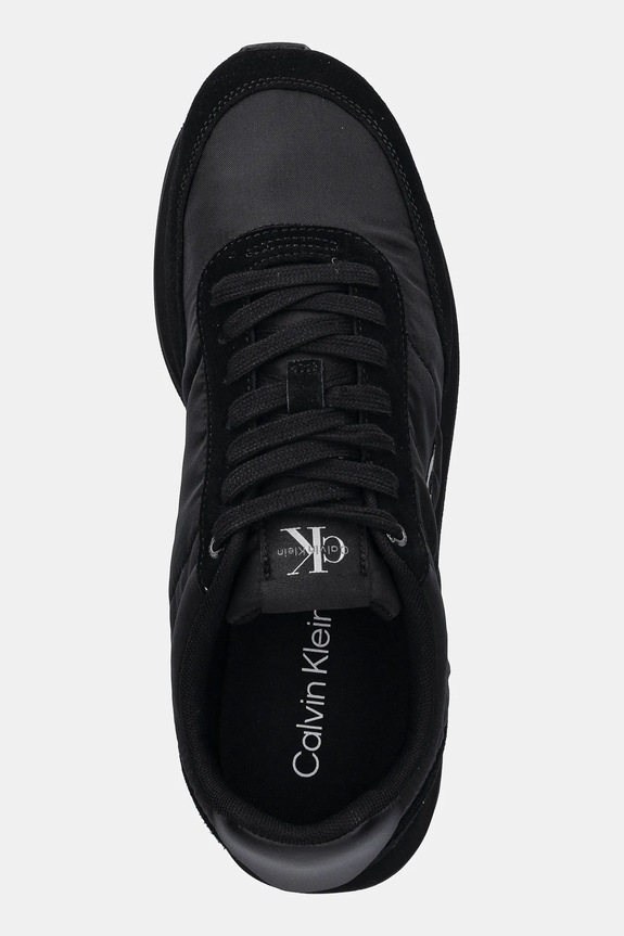 Tenisky Calvin Klein RETRO RUNNER ESS MIX MAT čierna YM0YM01361