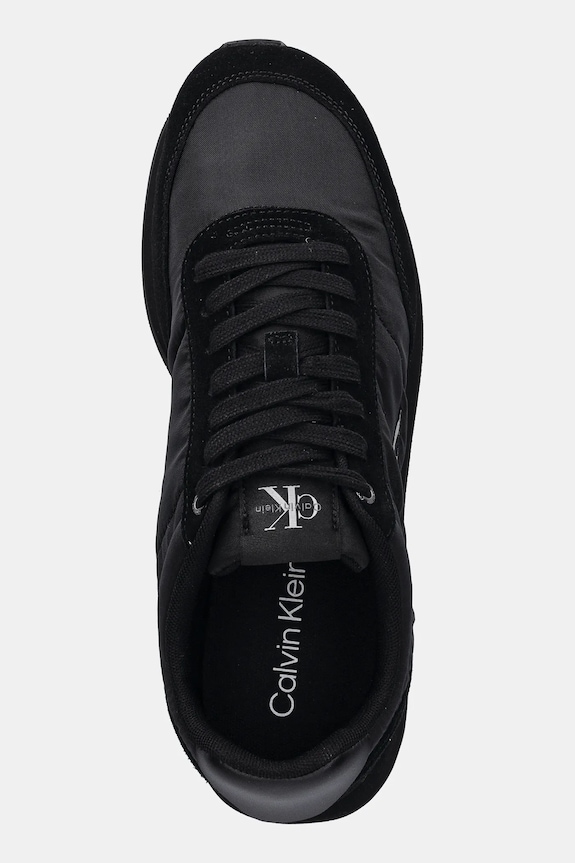 Tenisky Calvin Klein RETRO RUNNER ESS MIX MAT čierna YM0YM01361