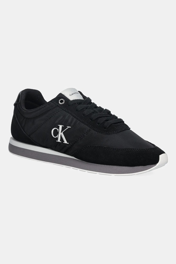 Superge Calvin Klein RETRO RUNNER ESS MIX MAT črna YM0YM01361