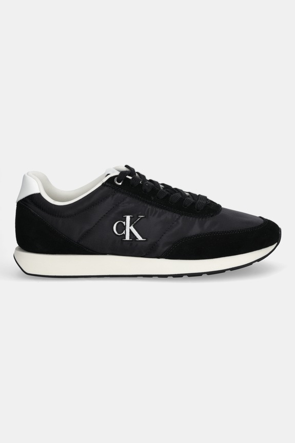 Tenisice Calvin Klein RETRO RUNNER ESS MIX MAT YM0YM01361 crna AW25