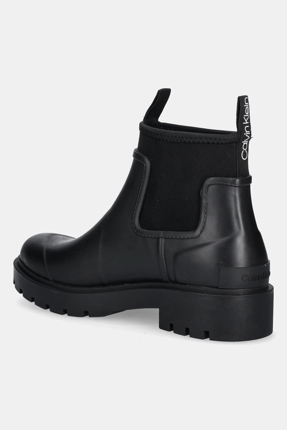 Scarpe Calvin Klein stivaletti chelsea COMBAT RAIN BOOT YM0YM01376 nero