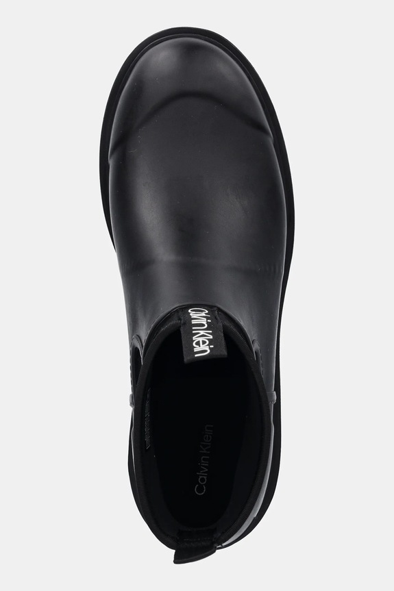 Calvin Klein stivaletti chelsea COMBAT RAIN BOOT nero YM0YM01376