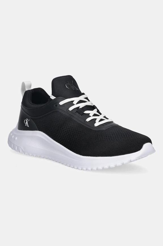 Tenisky Calvin Klein EVA RUNNER SOCK MIX textilný čierna YM0YM01386