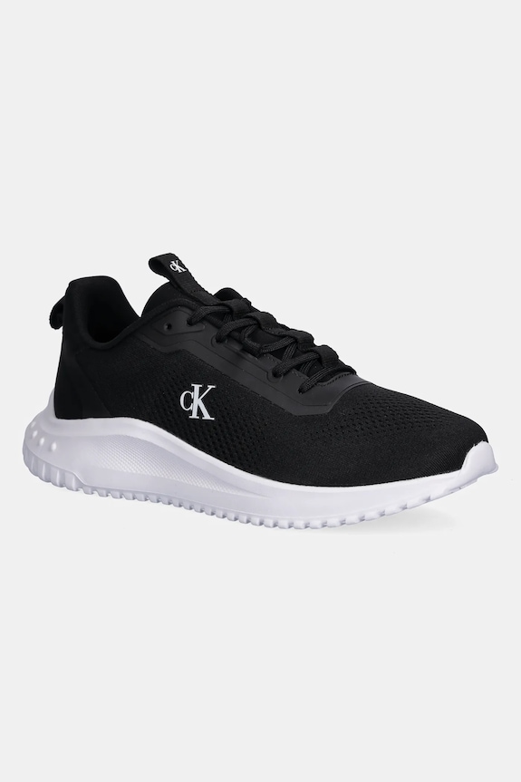 Sneakers Calvin Klein EVA RUNNER MIX NY συνθετικό μαύρο YM0YM01387