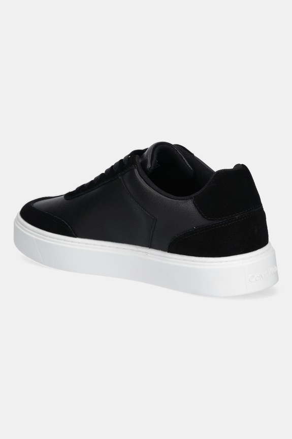 Obuwie Calvin Klein sneakersy skórzane CLASSIC CUPSOLE LACEUP WT MIX YM0YM01429 czarny