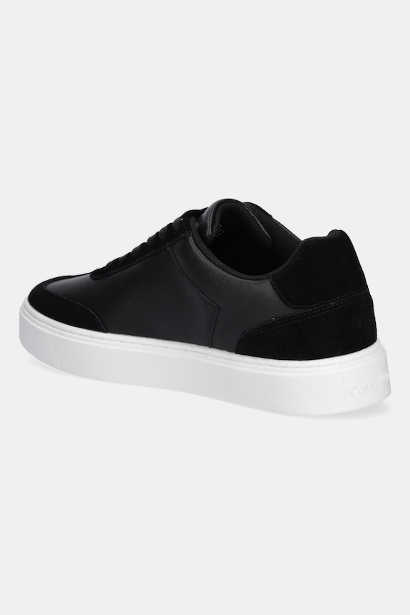 Obuwie Calvin Klein sneakersy skórzane CLASSIC CUPSOLE LACEUP WT MIX YM0YM01429 czarny
