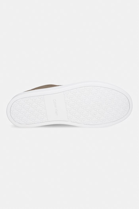 Calvin Klein CLASSIC CUPSOLE LACEUP SU sneakersy męskie zamszowe YM0YM01434 brązowy