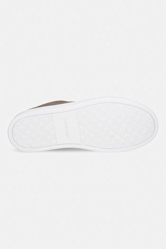 Calvin Klein CLASSIC CUPSOLE LACEUP SU sneakersy męskie zamszowe YM0YM01434 brązowy