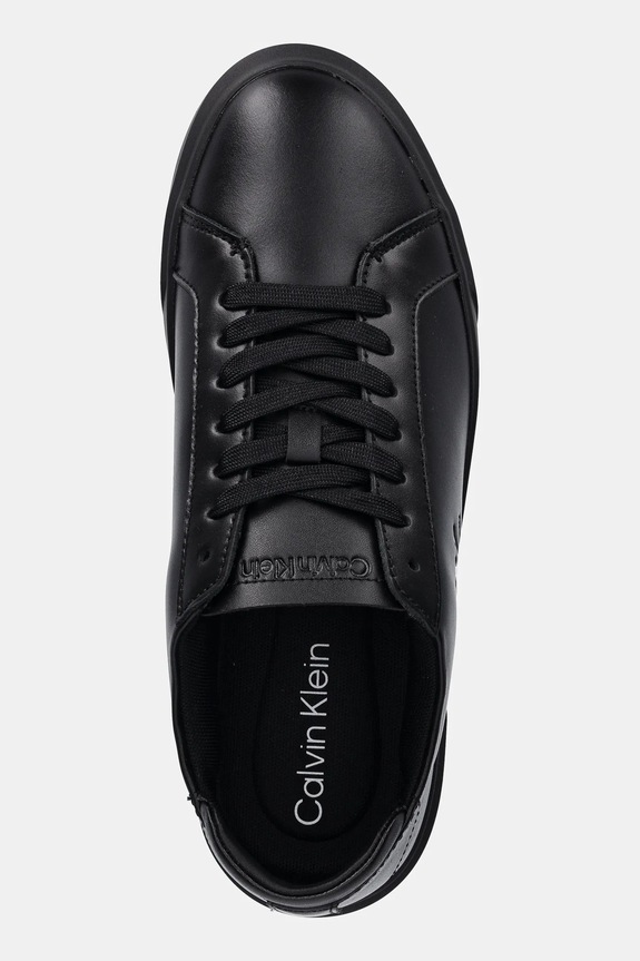 Sneakers Calvin Klein BASKET CUPSOLE LACEUP LTH ML μαύρο YM0YM01460