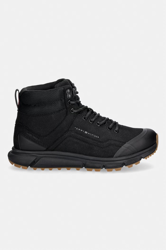 Čevlji Tommy Hilfiger OUTDOOR RUNNER HI WPM FM0FM05575 črna AW25