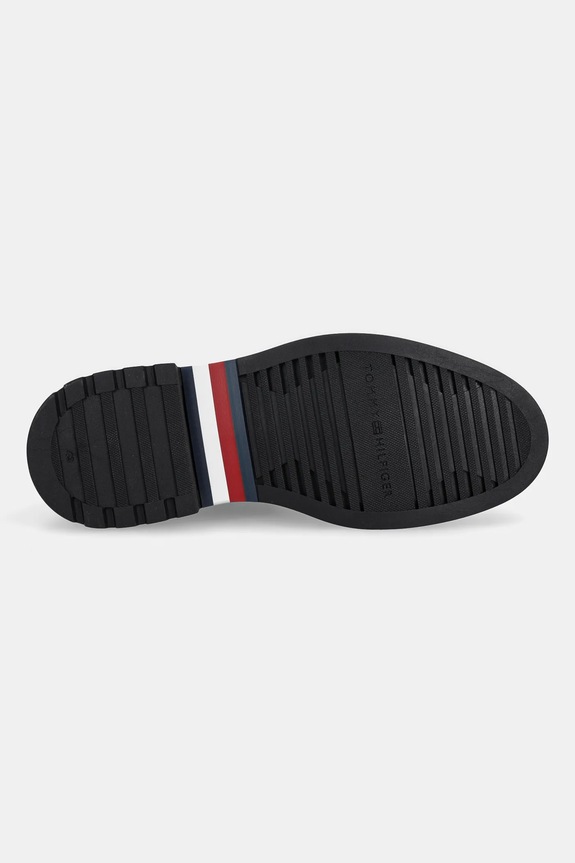 Semišové kotníkové boty Tommy Hilfiger COMFORT LWT SDE CHELSEA FM0FM05592 námořnická modř