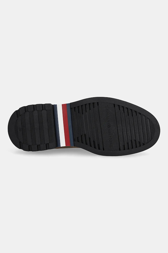 Semišové kotníkové boty Tommy Hilfiger COMFORT LWT SDE CHELSEA FM0FM05592 hnědá