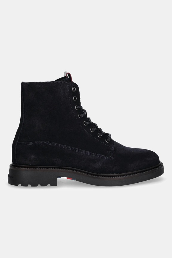 Tommy Hilfiger velúr bakancs COMFORT LWT SDE BOOT FM0FM05594 sötétkék AW25