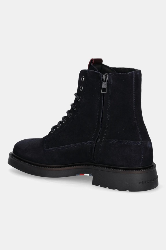 Cipők Tommy Hilfiger velúr bakancs COMFORT LWT SDE BOOT FM0FM05594 sötétkék