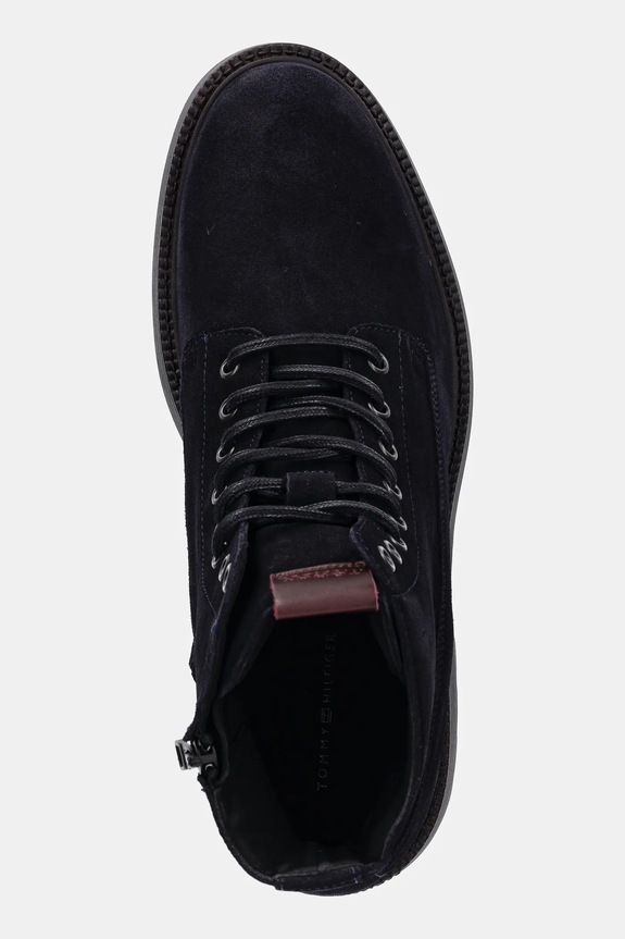 Tommy Hilfiger velúr bakancs COMFORT LWT SDE BOOT sötétkék FM0FM05594